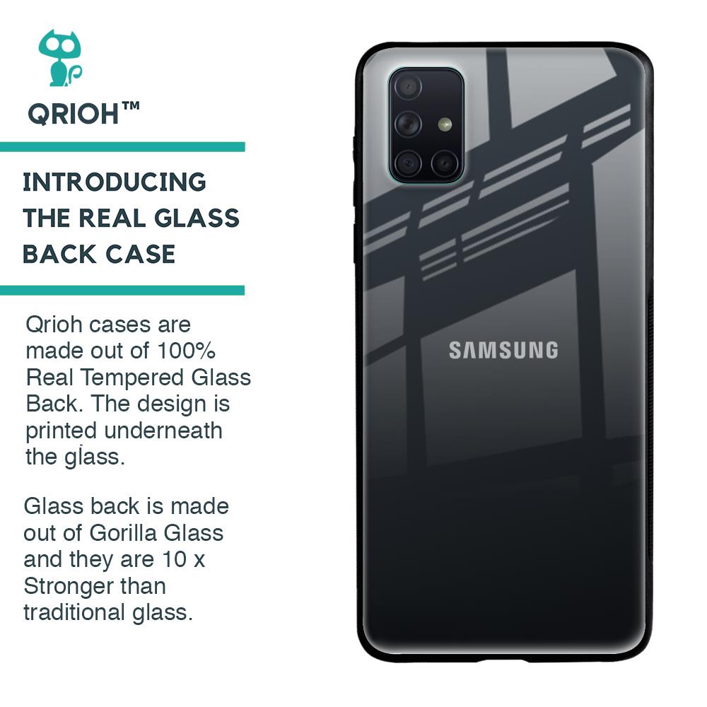 Stone Grey Glass Case For Samsung Galaxy A71