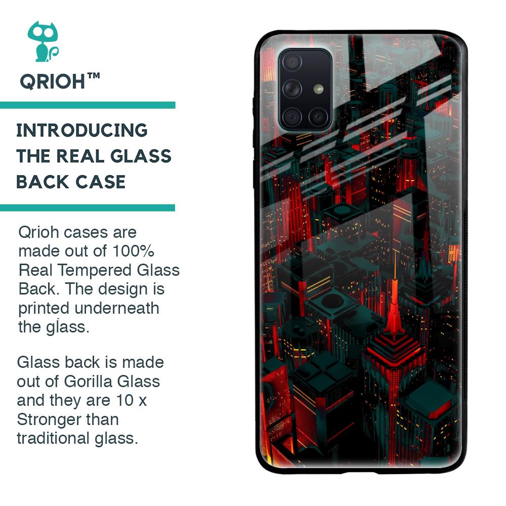 City Light Glass Case For Samsung Galaxy A71