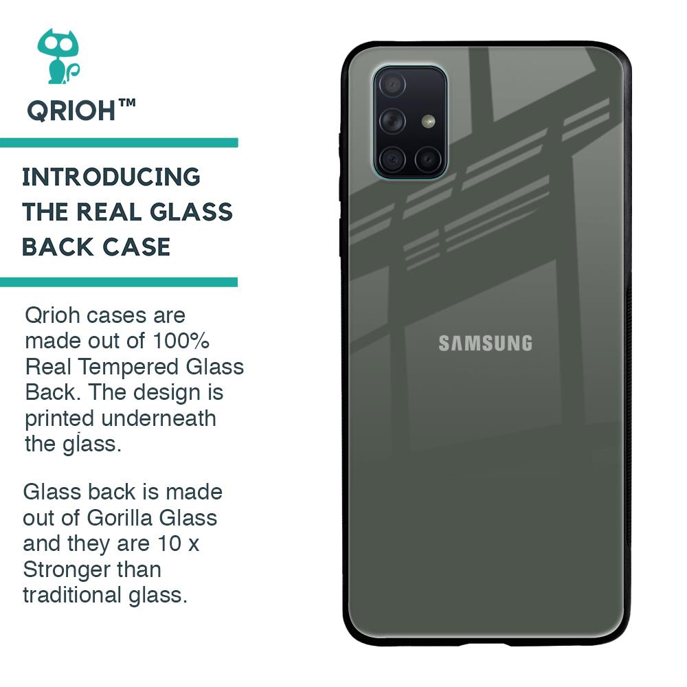 Charcoal Glass Case for Samsung Galaxy A71