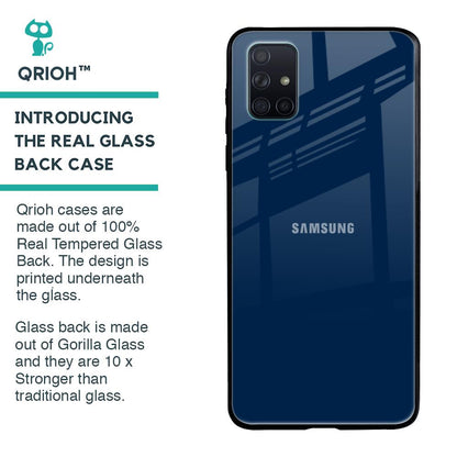 Royal Navy Glass Case for Samsung Galaxy A71