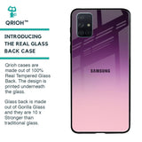 Purple Gradient Glass case for Samsung Galaxy A71