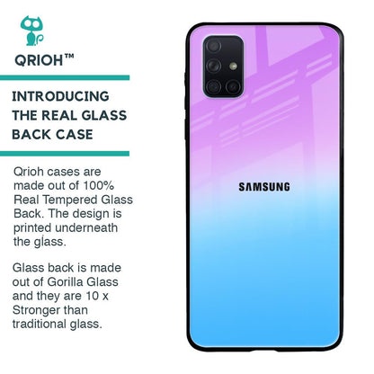 Unicorn Pattern Glass Case for Samsung Galaxy A71