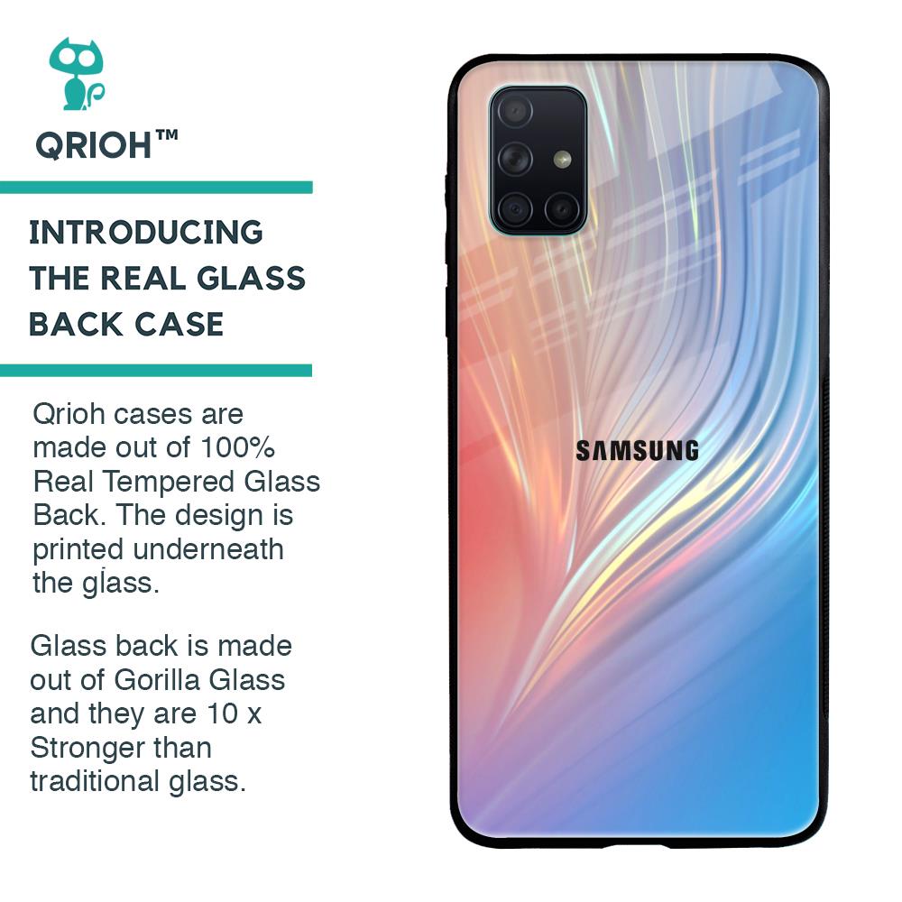 Mystic Aurora Glass Case for Samsung Galaxy A71