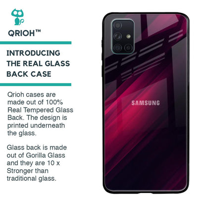 Razor Black Glass Case for Samsung Galaxy A71