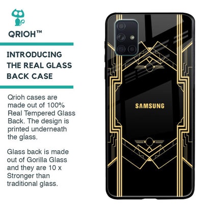 Sacred Logo Glass Case for Samsung Galaxy A71