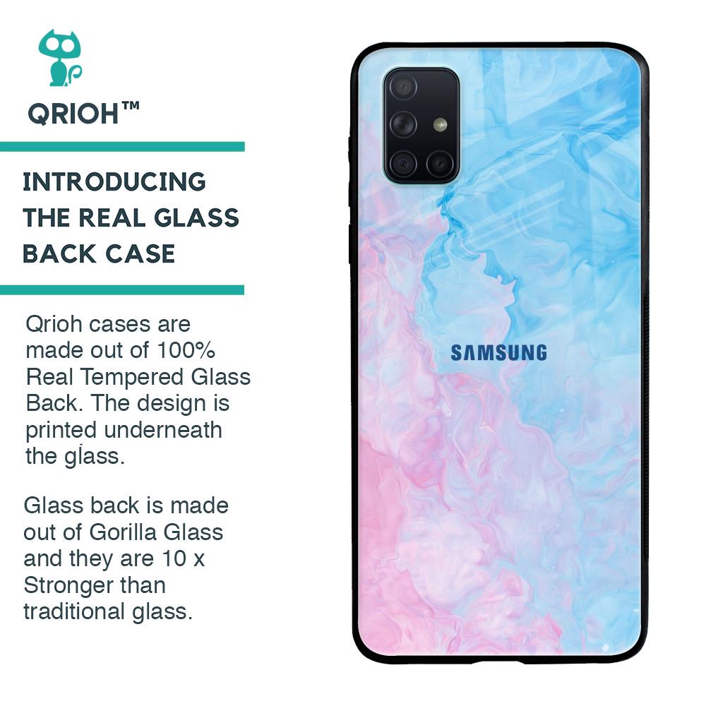 Mixed Watercolor Glass Case for Samsung Galaxy A71