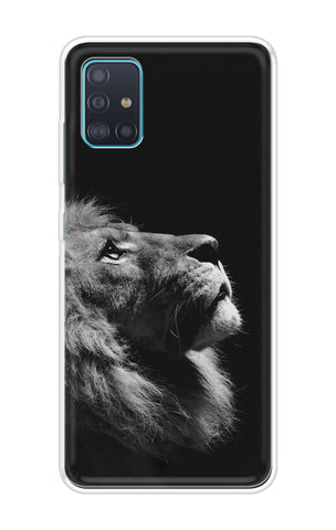 Lion Looking to Sky Samsung Galaxy A71 Back Cover