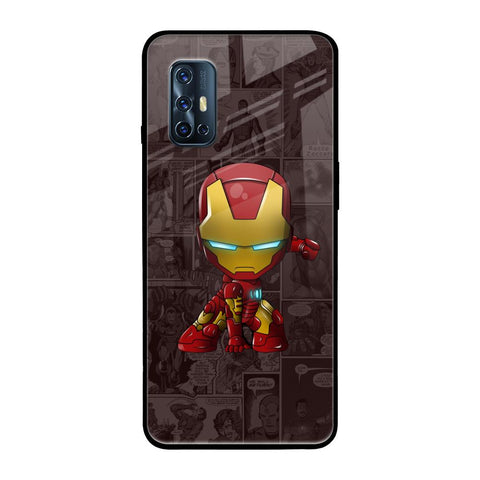 Angry Baby Super Hero Vivo V17 Glass Back Cover Online