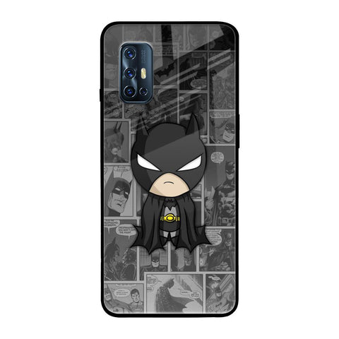 Cartoon Art Vivo V17 Glass Back Cover Online