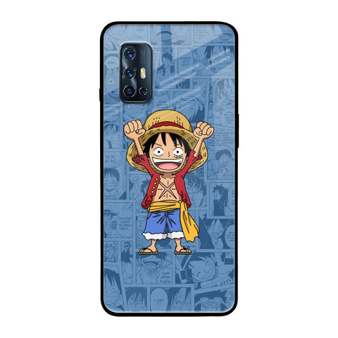 Chubby Anime Vivo V17 Glass Back Cover Online