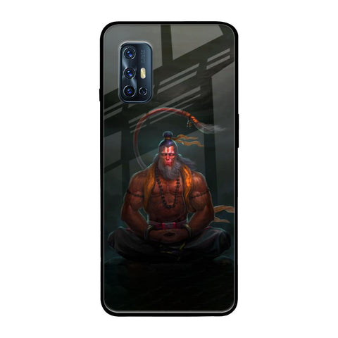 Lord Hanuman Animated Vivo V17 Glass Back Cover Online