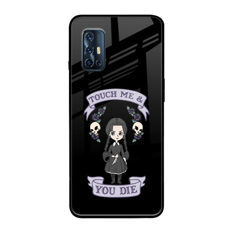 Touch Me & You Die Vivo V17 Glass Back Cover Online