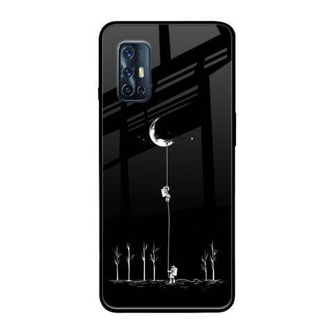 Catch the Moon Vivo V17 Glass Back Cover Online