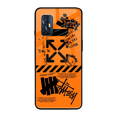 Anti Social Club Vivo V17 Glass Back Cover Online