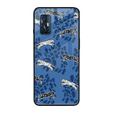 Blue Cheetah Vivo V17 Glass Back Cover Online