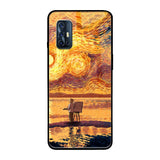 Sunset Vincent Vivo V17 Glass Back Cover Online