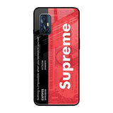 Supreme Ticket Vivo V17 Glass Back Cover Online