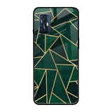 Abstract Green Vivo V17 Glass Back Cover Online