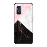 Marble Collage Art Vivo V17 Glass Back Cover Online