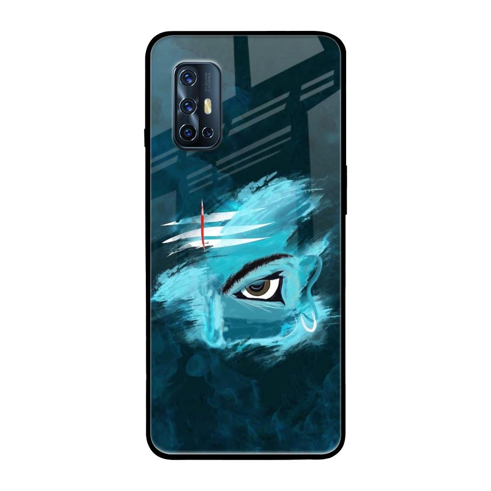 Power Of Trinetra Vivo V17 Glass Back Cover Online