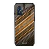 Diagonal Slash Pattern Vivo V17 Glass Back Cover Online