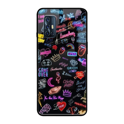 Accept The Mystery Vivo V17 Glass Back Cover Online