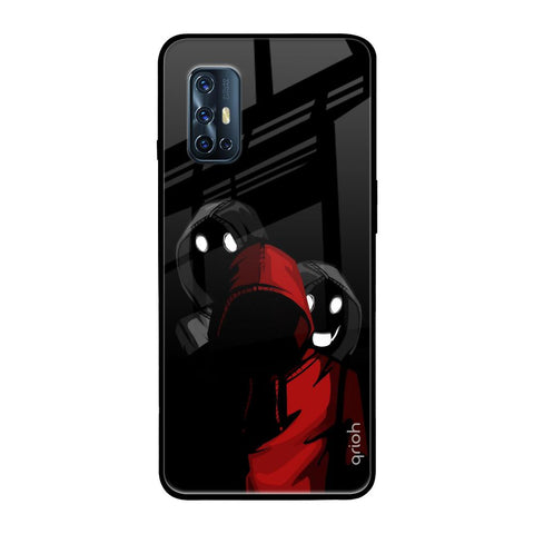 Shadow Character Vivo V17 Glass Back Cover Online