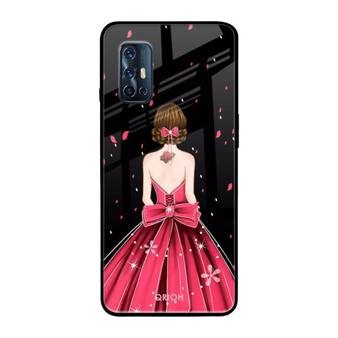Fashion Princess Vivo V17 Glass Back Cover Online
