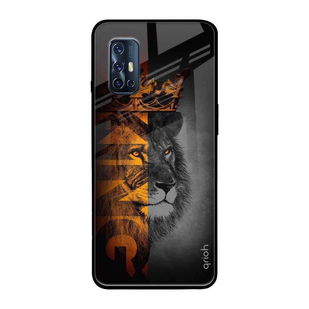 King Of Forest Vivo V17 Glass Back Cover Online