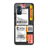 Cool Barcode Label Vivo V17 Glass Back Cover Online