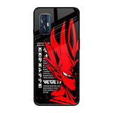 Red Vegeta Vivo V17 Glass Back Cover Online