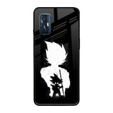 Monochrome Goku Vivo V17 Glass Back Cover Online