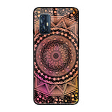 Floral Mandala Vivo V17 Glass Back Cover Online