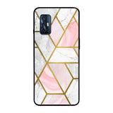 Geometrical Marble Vivo V17 Glass Back Cover Online