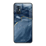 Deep Ocean Marble Vivo V17 Glass Back Cover Online