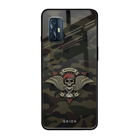 Army Warrior Vivo V17 Glass Back Cover Online
