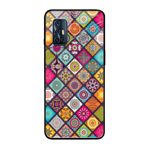 Multicolor Mandala Vivo V17 Glass Back Cover Online