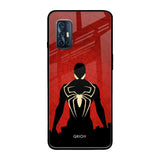 Mighty Superhero Vivo V17 Glass Back Cover Online