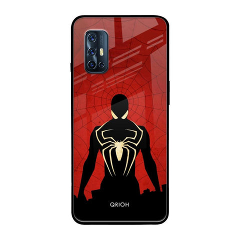 Mighty Superhero Vivo V17 Glass Back Cover Online