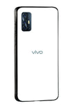 Arctic White Glass Case for Vivo X50 Pro