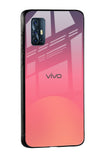 Sunset Orange Glass Case for Vivo V17