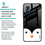 Cute Penguin Glass Case for Vivo V17