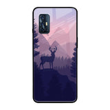 Deer In Night Vivo V17 Glass Cases & Covers Online