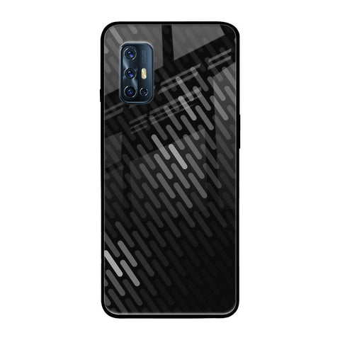 Dark Abstract Pattern Vivo V17 Glass Cases & Covers Online