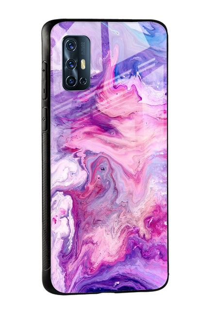 Cosmic Galaxy Glass Case for Vivo X50 Pro
