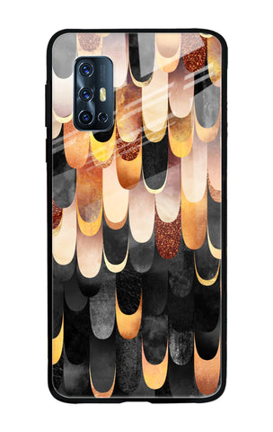 Bronze Abstract Vivo V17 Glass Cases & Covers Online