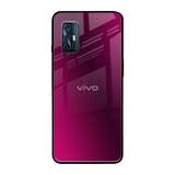 Pink Burst Vivo V17 Glass Back Cover Online