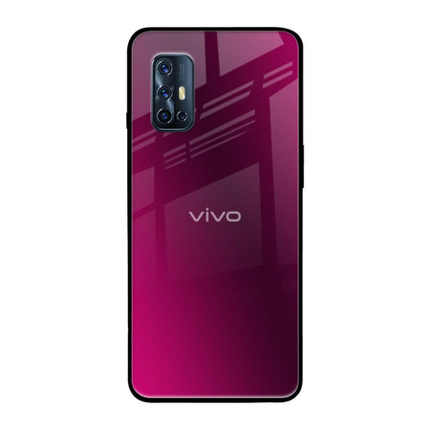 Pink Burst Vivo V17 Glass Back Cover Online