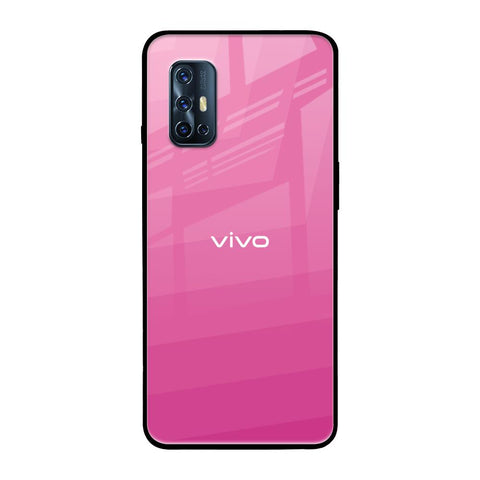 Pink Ribbon Caddy Vivo V17 Glass Back Cover Online