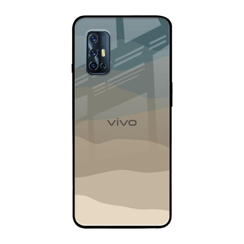 Abstract Mountain Pattern Vivo V17 Glass Back Cover Online